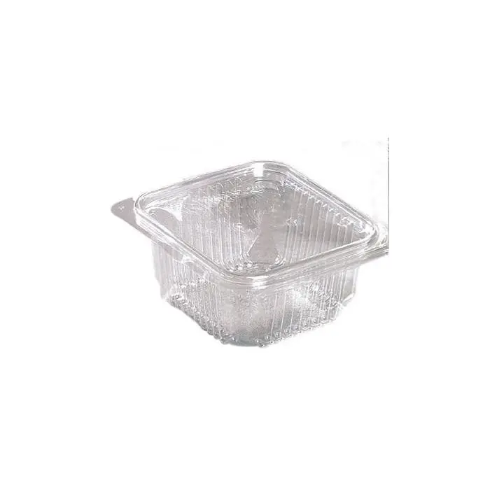 Ravier en RPET avec couvercle à charnière OPTIPACK X1000L - transparent - 187x138x67mm 1000ml