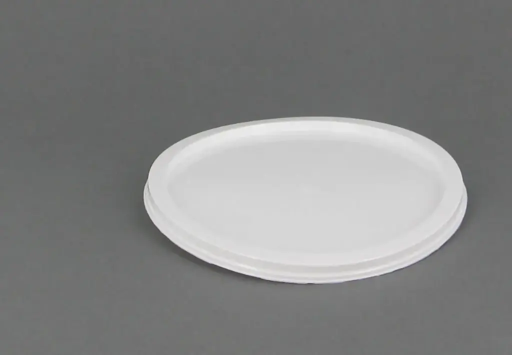Couvercle en PE - blanc - ø115x7mm  500P