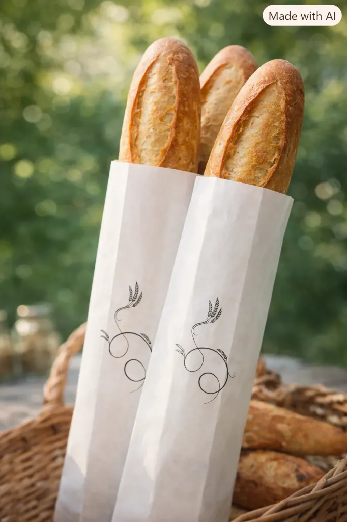 [55400.234060BLANCHESTD] Sacs baguette 1 pcs (120x70x600) 1000P BLANCHE STD