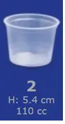 [00017.2] Ravier cristal cup 100 cc 2 1000P