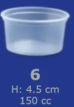 [00017.6] Ravier cristal 150 cc  6 1000P