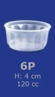 [00017.6P] Ravier cristal 120 cc  6P