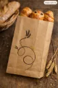 Sacs pistolets 6P brun 1000p