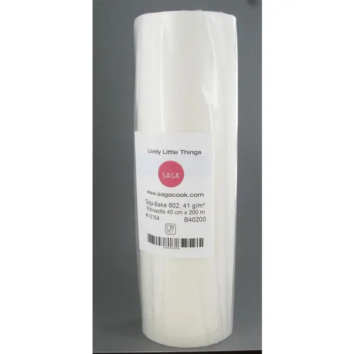 Bobine de papier de cuisson - blanc - 40cm x 200mm