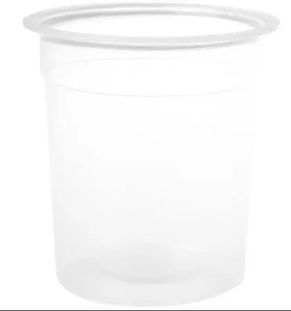 [00612.POTS 120/67 TR] Pot de yaourt transparent 125 gr à operculer 1440P