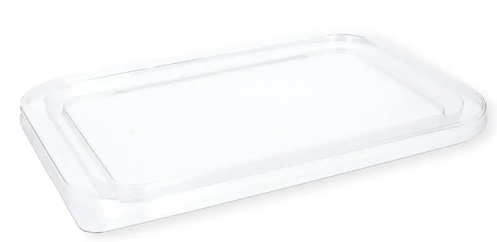 Couvercle en PET pour ravier alu R85G