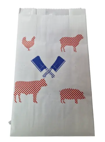 Sac monolux n°1 boucherie 21x37 cm  