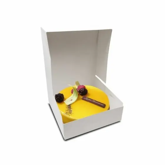 [00165.063305] Boîte Pâtissière blanche  30x30x5 cm 100p