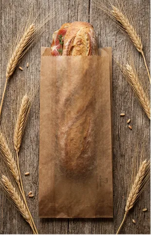[55400.294040] Sacs 1/2 baguette brune para 40 1000P sacs sandwich