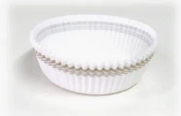 CUVETTE PLISSEE 65/130 BORD OR 1000P