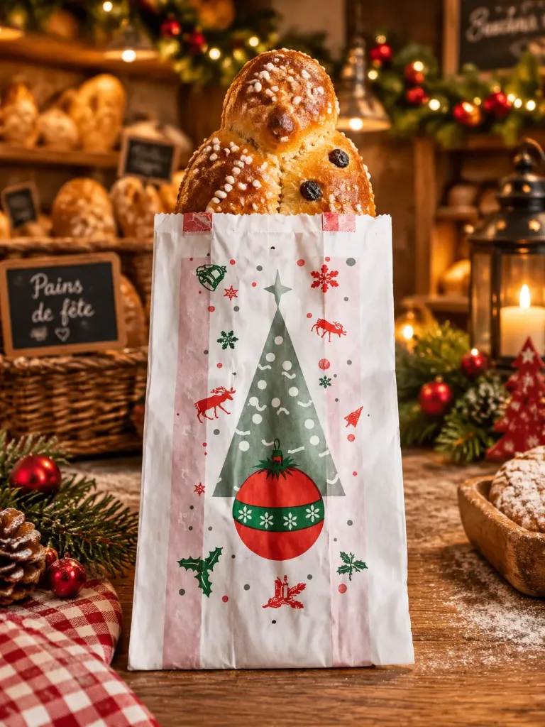 Sachets cougnolle 100gr mini (12x7x30cm) 100pcs
