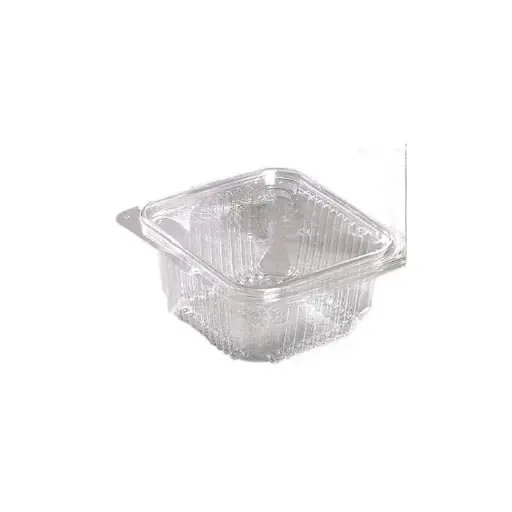[00009.63000059] Ravier en RPET avec couvercle à charnière OPTIPACK X1000L - transparent - 187x138x67mm 1000ml