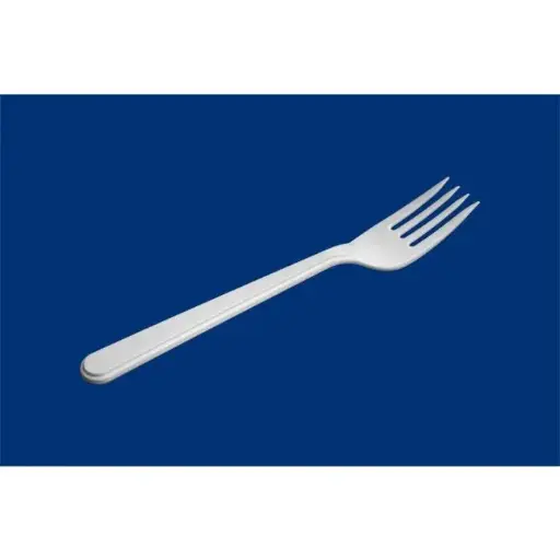 [00009.76010025] Fourchette en PS réutilisable - blanc - 180mm