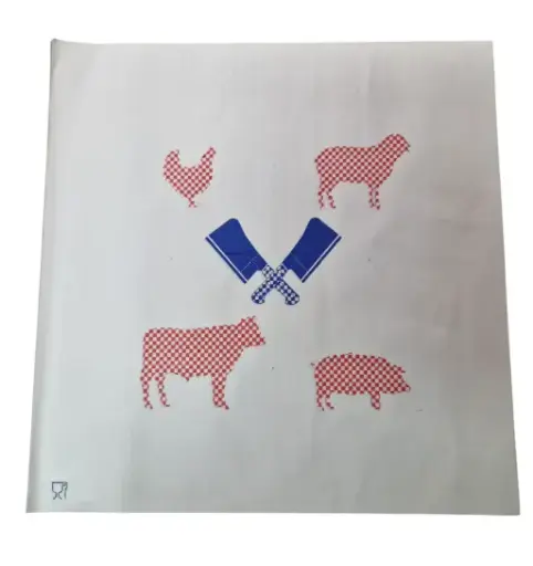 [55400.010055BOUCH] Feuilles de Monolux boucherie 32x33 cm